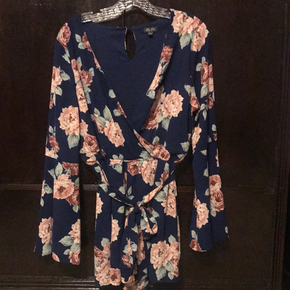 Lily Rose floral romper